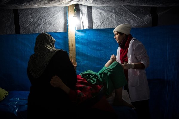 Cathy JANSSENS is a Belgian midwife, recently returned from an MSF assignment in Syria. © Nicole TUNG