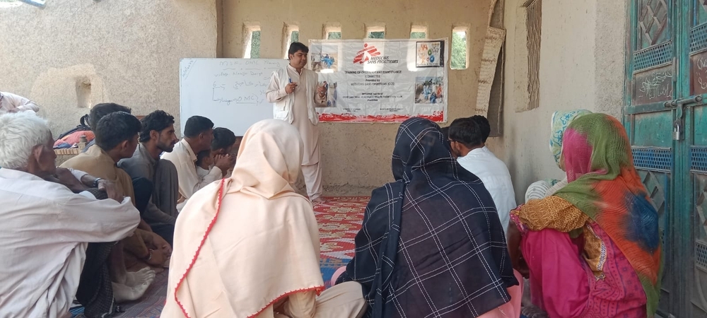 除提供免費醫療護理外，在俾路支省的中心還提供心理健康支援及外展活動。© MSF