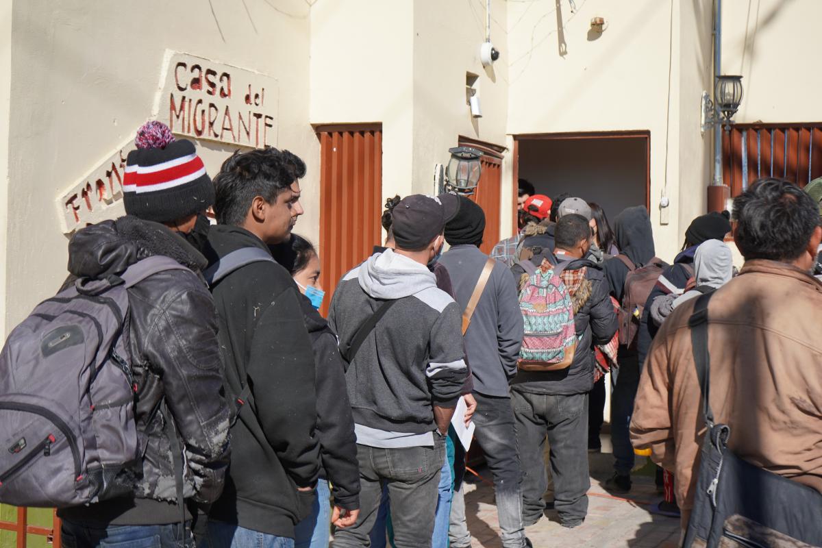 MSF teams witness overwhelming needs of migrants in Mexico’s northern border cities. © MSF/Yesika Ocampo