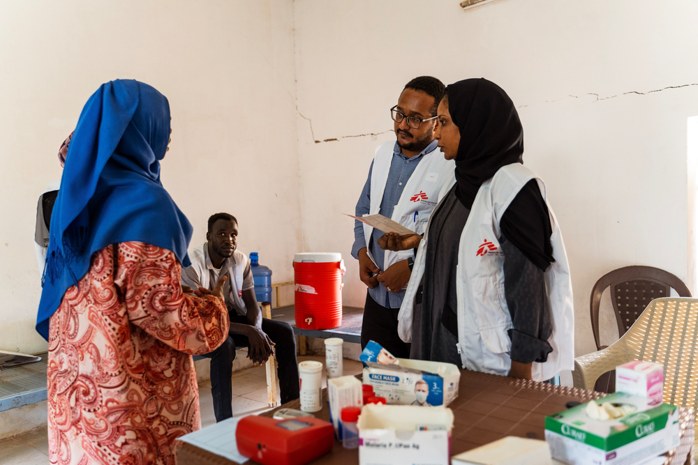 無國界醫生與蘇丹衞生部合作營運流動診所，並將有需要的個案轉介到附近醫院 。© Ala Kheir