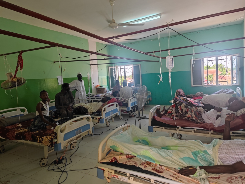 MSF has been forced to suspend work at Babiker Nahar Paediatric Hospital in El Fasher. © MSF