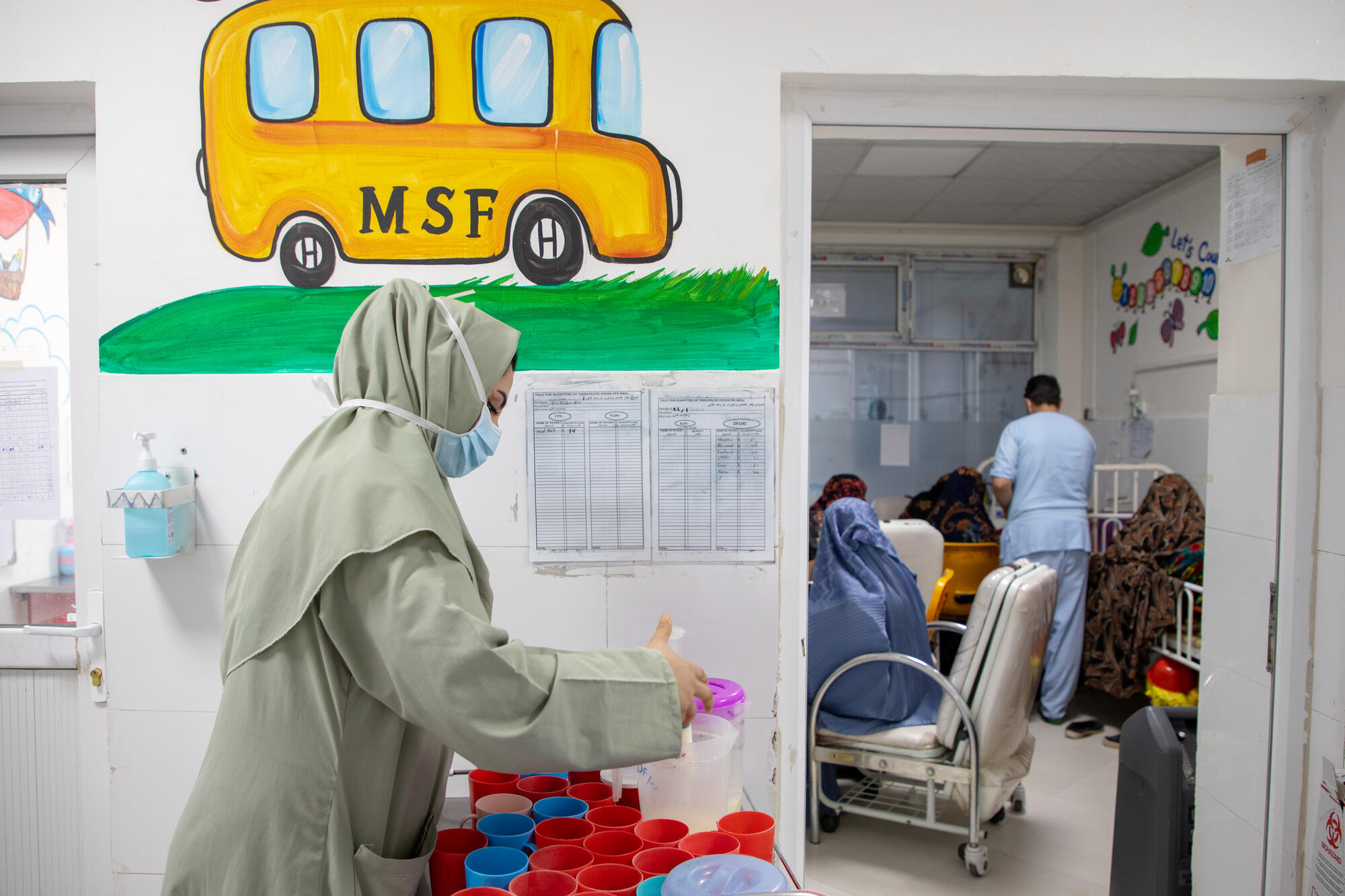 Inpatient Therapeutic Feeding Centre (ITFC) in Herat Regional Hospital.