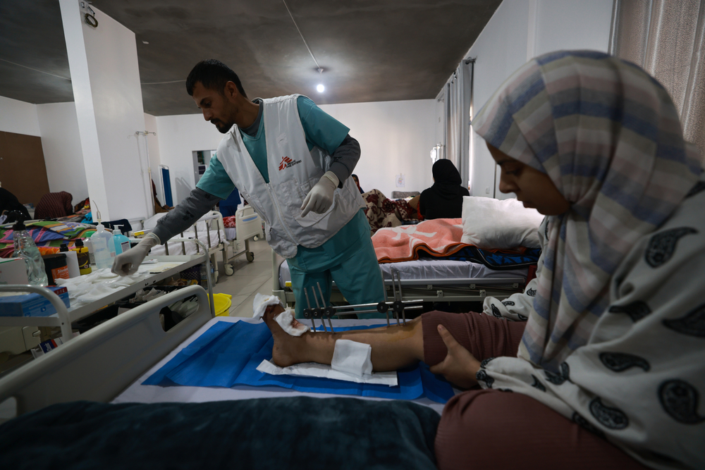 拉法印尼戰地醫院，攝於2024年1 月。© MSF