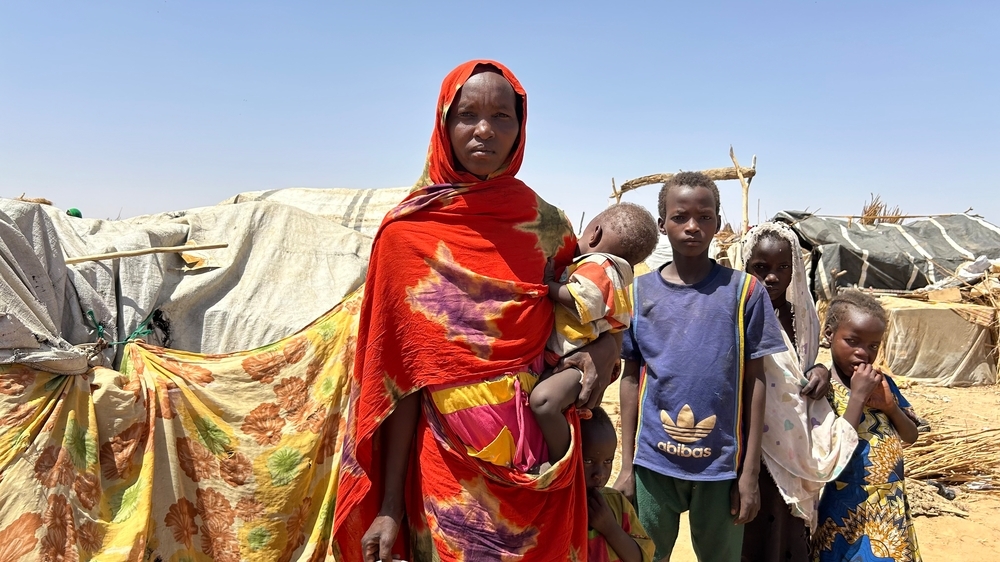 Many families had fled Sudan when the war started.© MSF