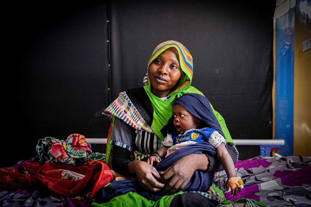 Khadija Mohammad Abakkar was forced to flee home with family. © MSF