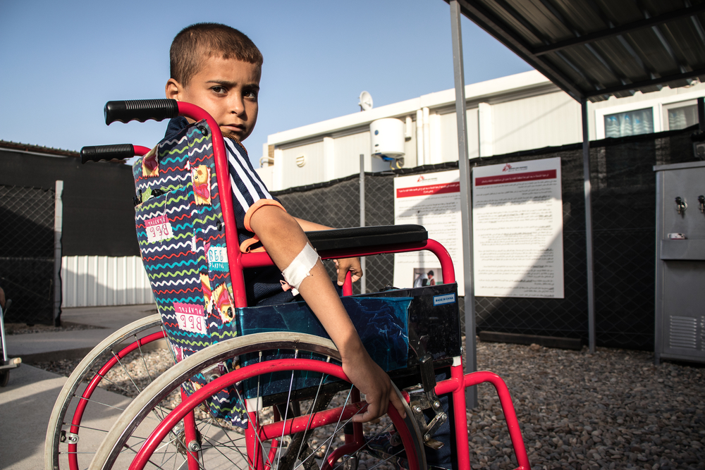 The MSF facility in East Mosul provides free surgeries, post-operative care, rehabilitation and mental healthcare.Ⓒ MSF/Sacha Myers 