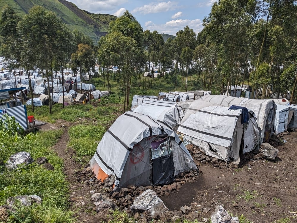 北基伍的沙賓杜國內流離失所者營地。© Joelle Kayembe/MSF