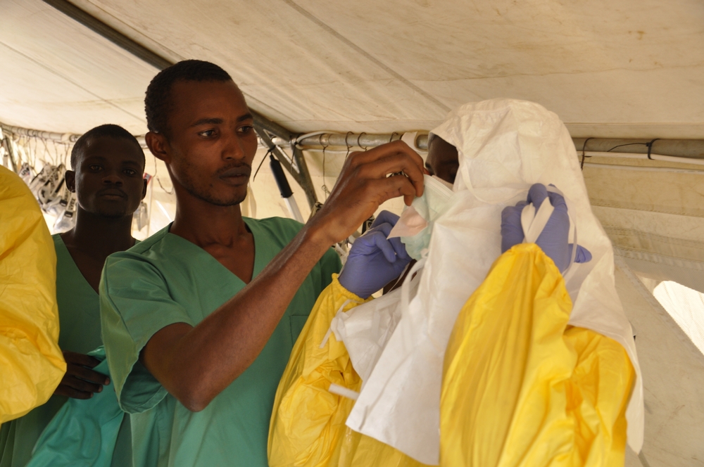 西非爆發最致命的伊波拉疫情距離至已有10年，當時造成超過11000人死亡。© MSF