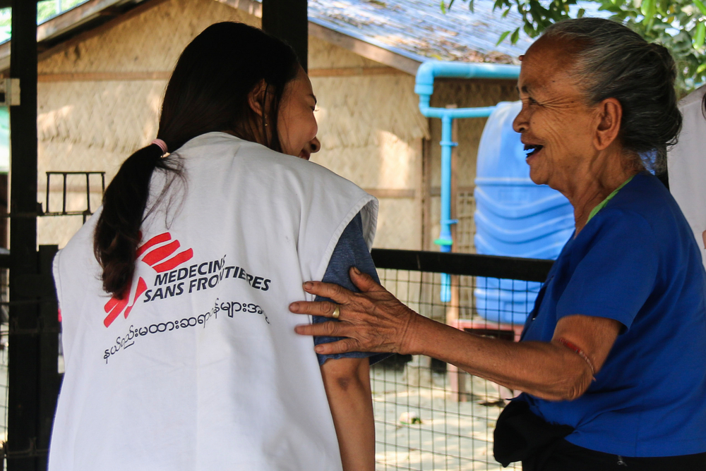無國界醫生支援流離失所者的心理健康。 © MSF